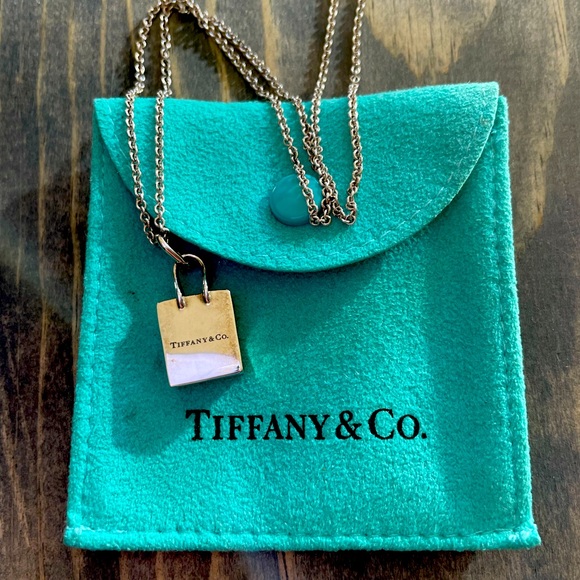 Tiffany Co Shopping Bag Necklace Jewelry